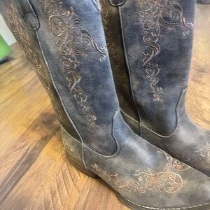 Roper Gray Western Boots